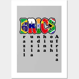 Brics Countries Posters and Art